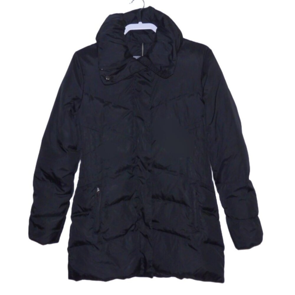 MARC New York Andrew Marc black mid length down puffer coat Women's size M